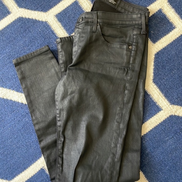 AG the absolute legging waxed black jean size 29 - Picture 7 of 7